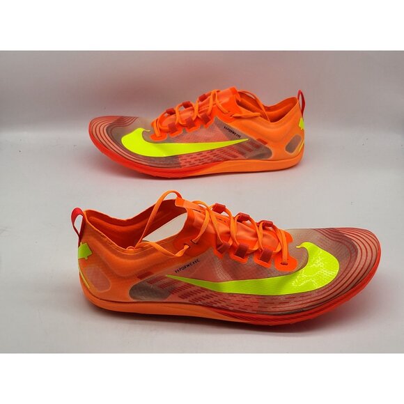 Nike Zoom Victory 5 XC Track & Field Distance Spikes Orange Volt Men's Size 10.5 - Picture 5 of 11